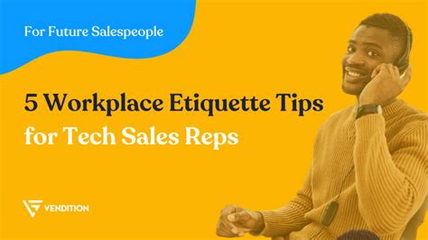 or etiquette for sales reps